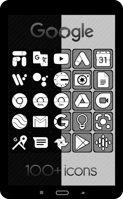 Raya Black Icon Pack-screenshot-2