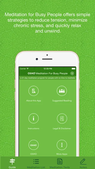 Ảnh chụp màn hình của Meditation for Busy People