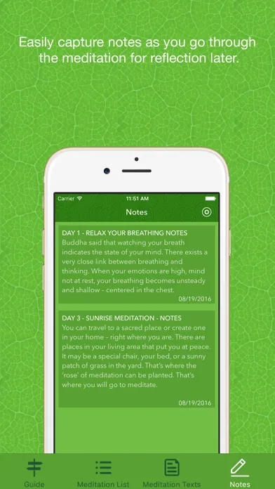 Ảnh chụp màn hình của Meditation for Busy People