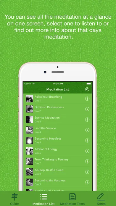 Ảnh chụp màn hình của Meditation for Busy People