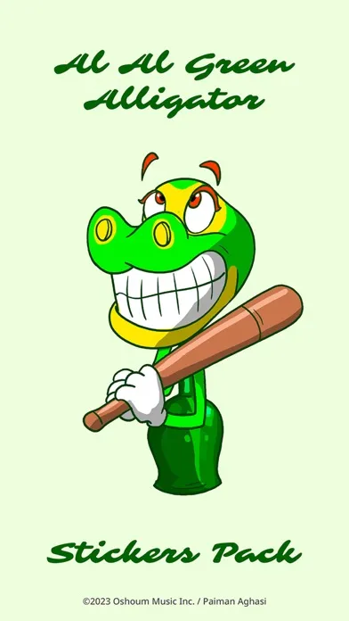 Al Al Green Alligator Stickers Ekran Görüntüleri