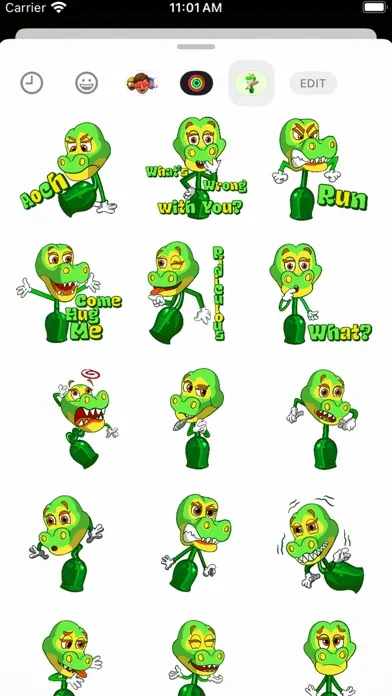 Al Al Green Alligator Stickers Ekran Görüntüleri
