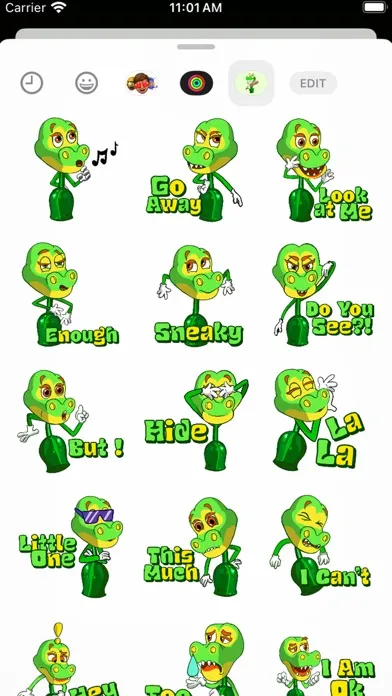 Al Al Green Alligator Stickers Ekran Görüntüleri