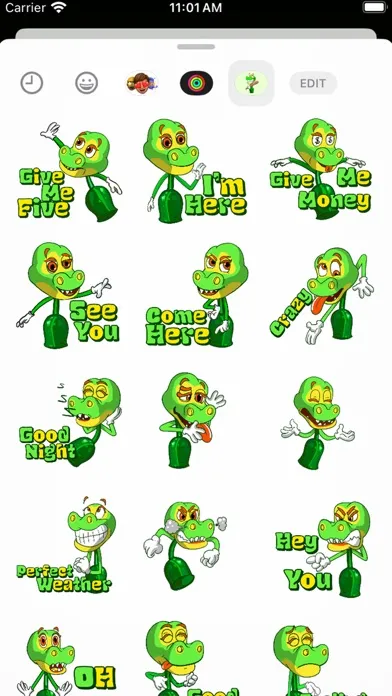 Al Al Green Alligator Stickers Ekran Görüntüleri