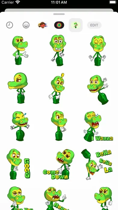 Al Al Green Alligator Stickers Ekran Görüntüleri