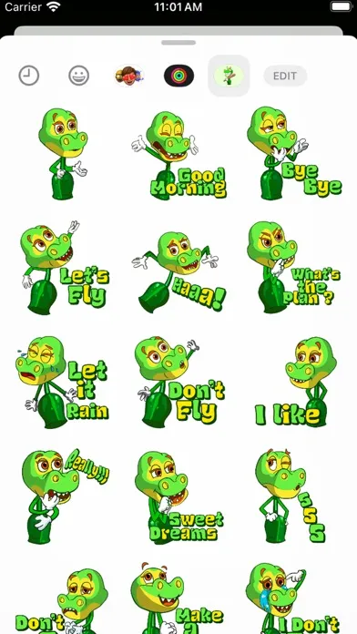 Al Al Green Alligator Stickers Ekran Görüntüleri