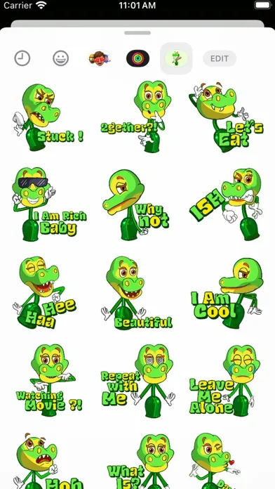 Al Al Green Alligator Stickers Ekran Görüntüleri