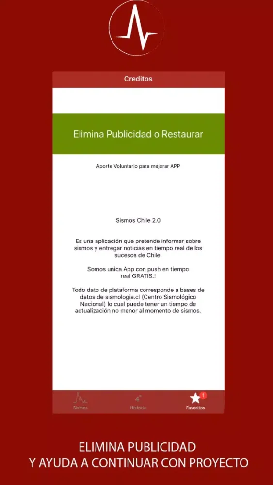 Скриншоты Sismos Chile