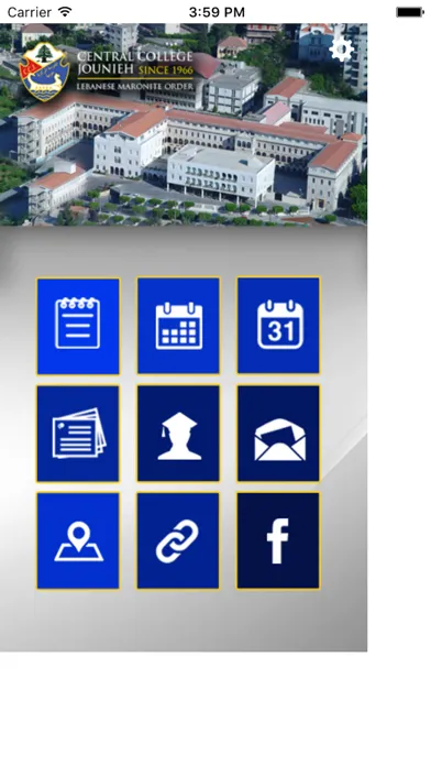 Capturas de tela do Central College