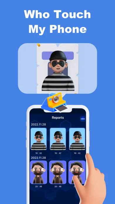 WTMP - Who unlocked my phone? سکرین شاٹس