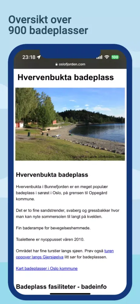 Ảnh chụp màn hình của Oslofjorden Tour Guide