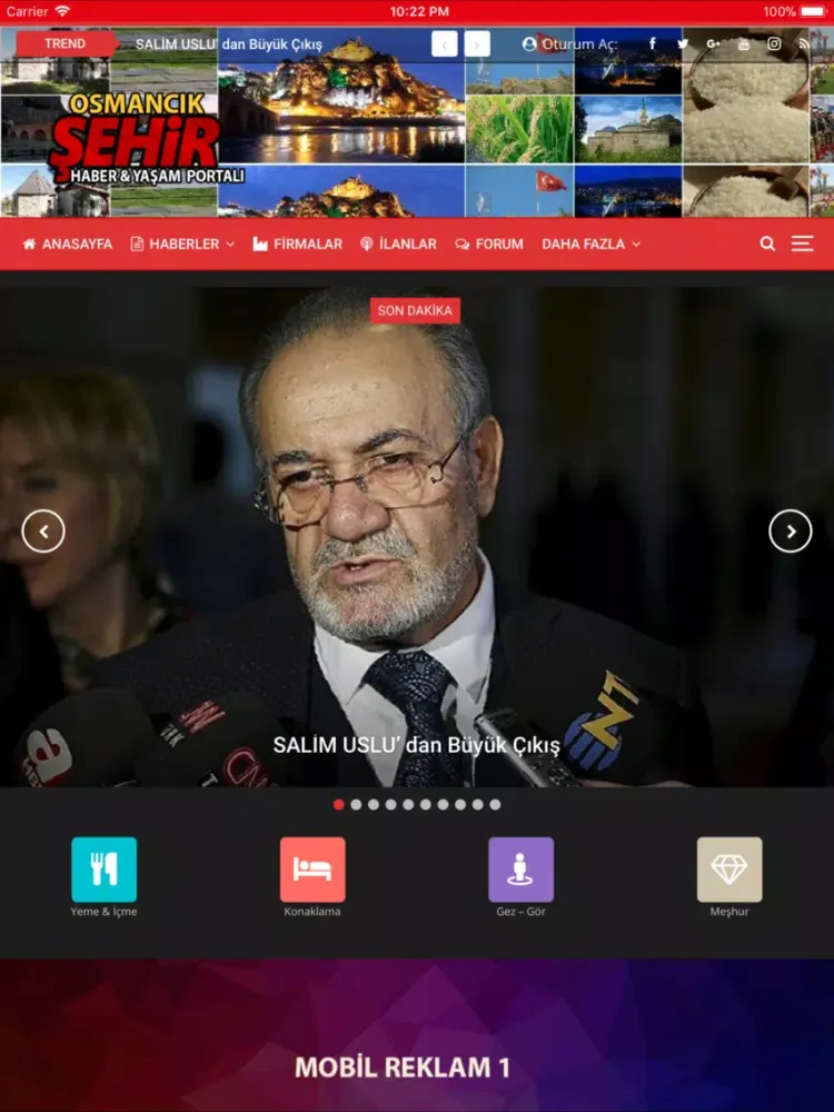 Osmancık iPad 应用截图