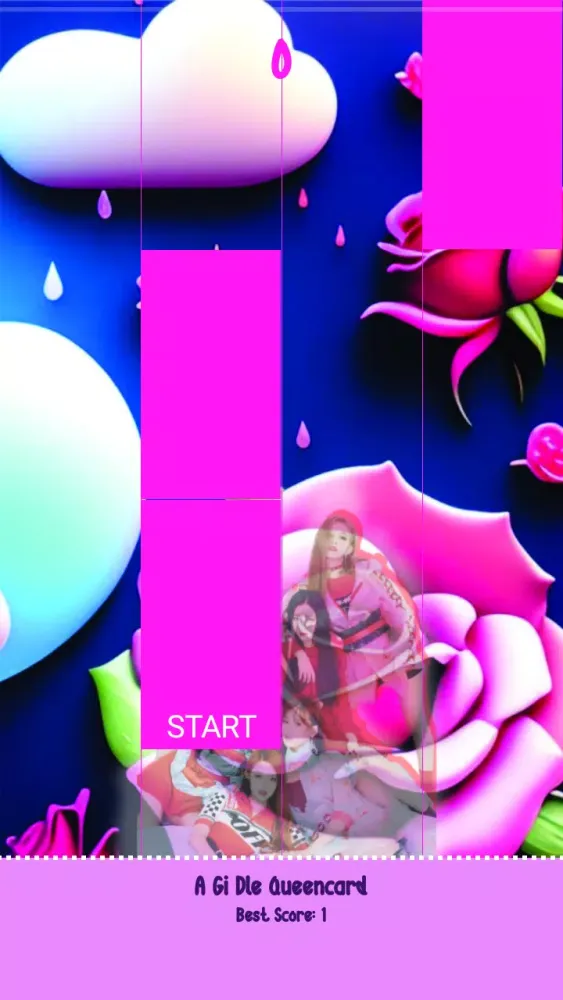 Gidle - Queencard Piano Game Screenshots