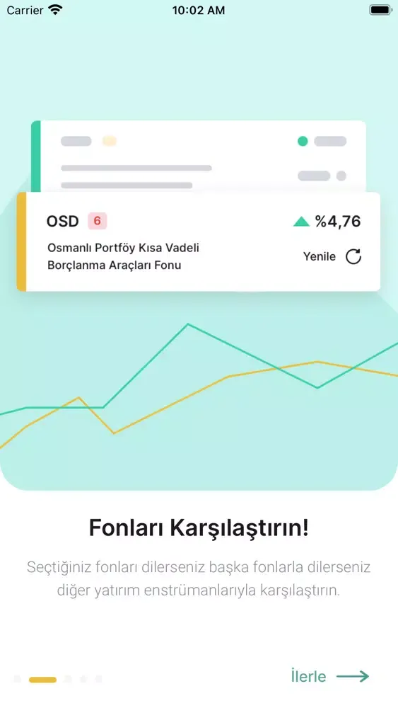 Capturas de tela do YatırımDirekt