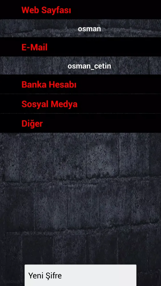Password Reminder Screenshots