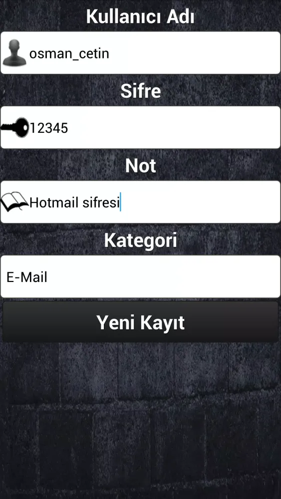Password Reminder Screenshots