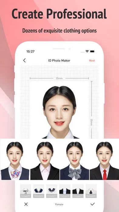 Captures d'écran de ID Photo-Passport Photo Editor