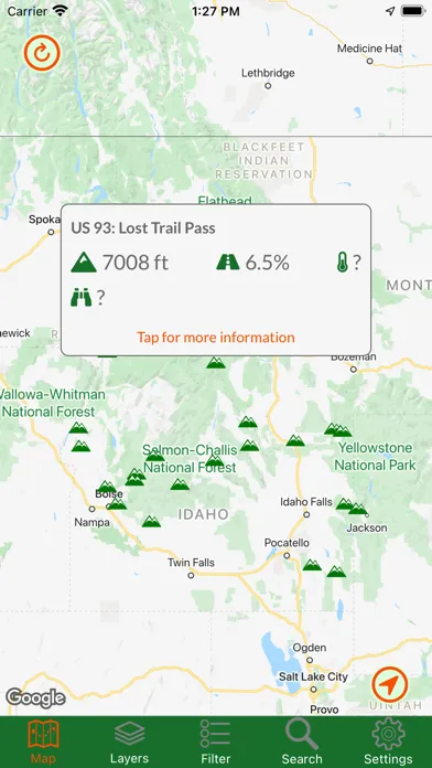 Captures d'écran de Idaho Traveler