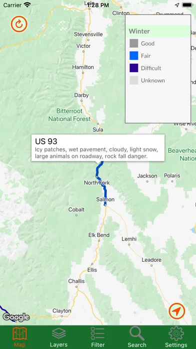 Captures d'écran de Idaho Traveler
