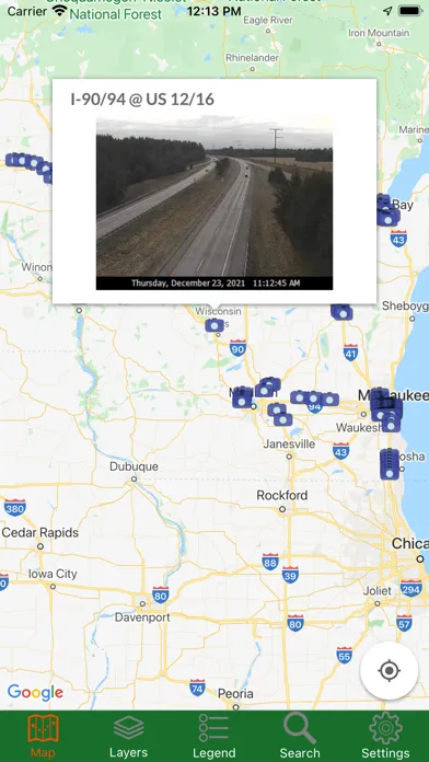 Capturas de tela do Wisconsin Traveler