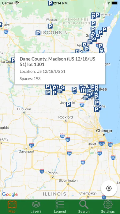 Capturas de tela do Wisconsin Traveler