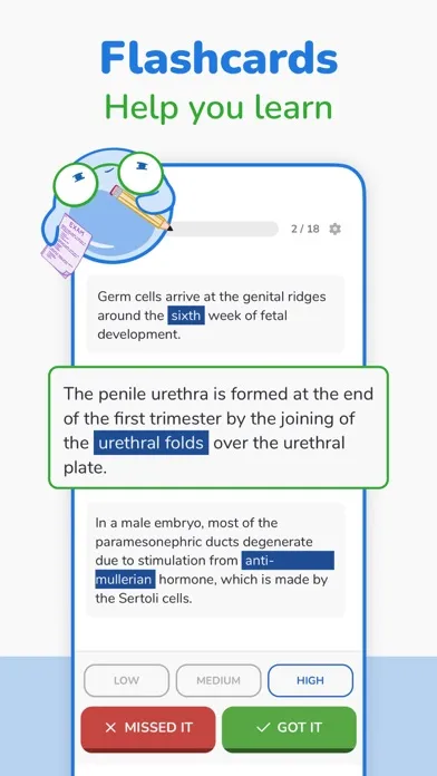 ภาพหน้าจอของ Osmosis: Medical School Notes