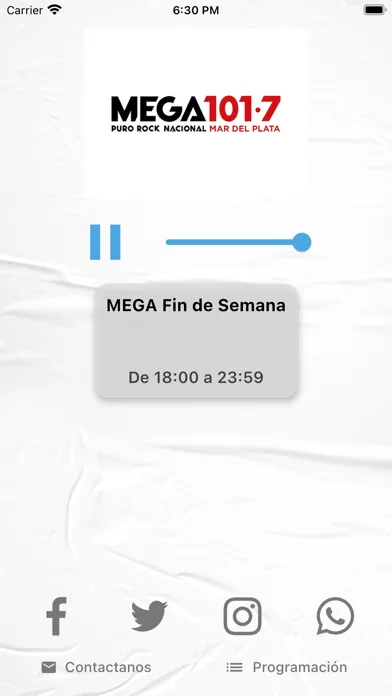 Radio Mega Mar del Plata 101.7應用截圖