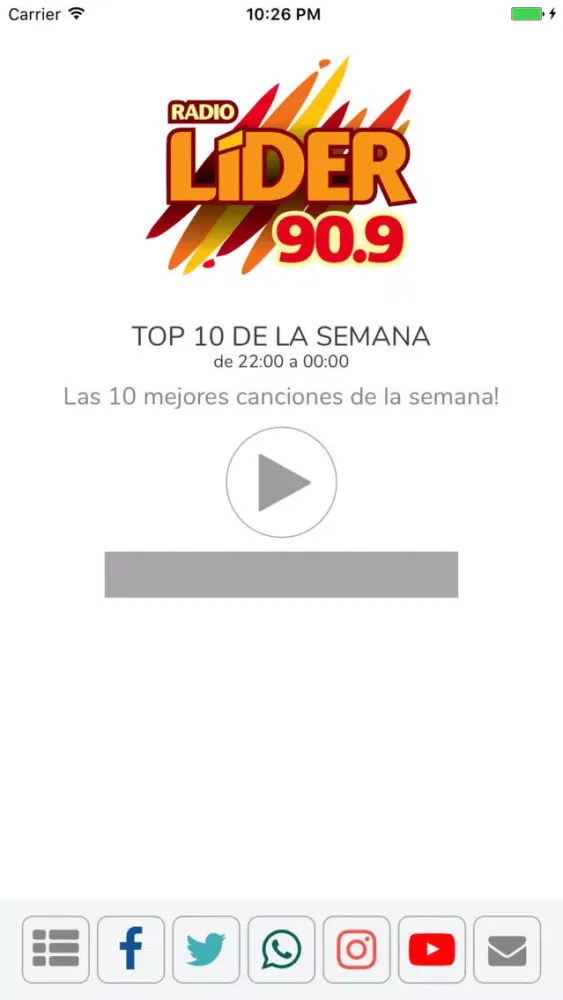 Radio Lider 90.9应用截图