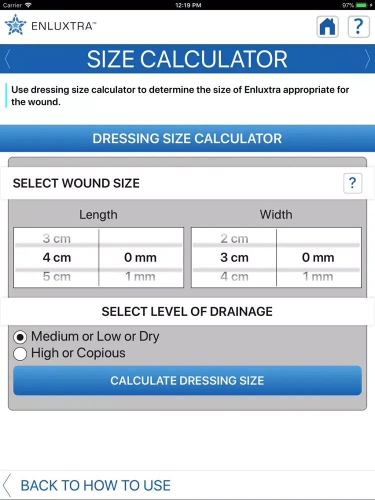 ENLUXTRA "ANY Wound" dressing iPad  Ekran Görüntüleri