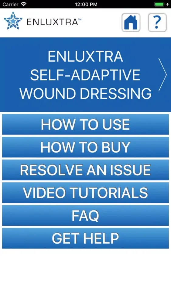 ENLUXTRA "ANY Wound" dressing Ekran Görüntüleri