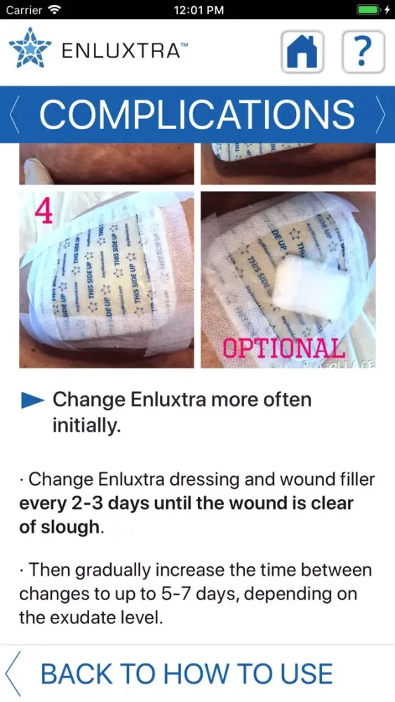 ENLUXTRA "ANY Wound" dressing Ekran Görüntüleri