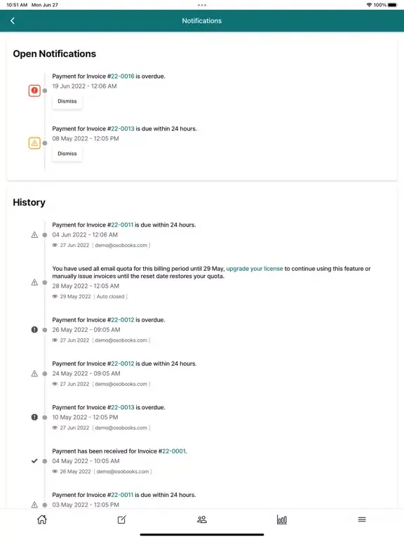 OSOBooks - Invoices/Accounting iPad 应用截图