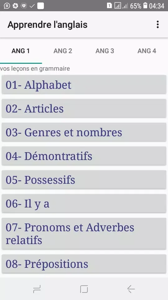 Apprendre l'anglais Ekran Görüntüleri