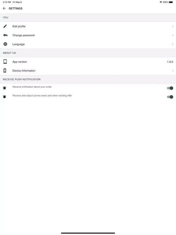 Capturas de pantalla de Osprey: Food Delivery iPad 