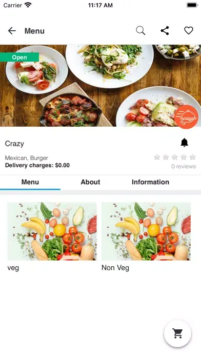Capturas de pantalla de Osprey: Food Delivery