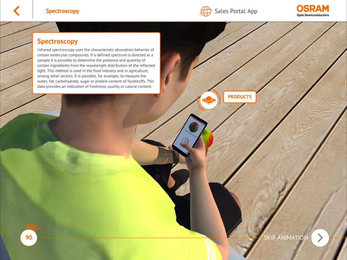 Capturas de tela do OSRAM Industry and Mobile iPad 