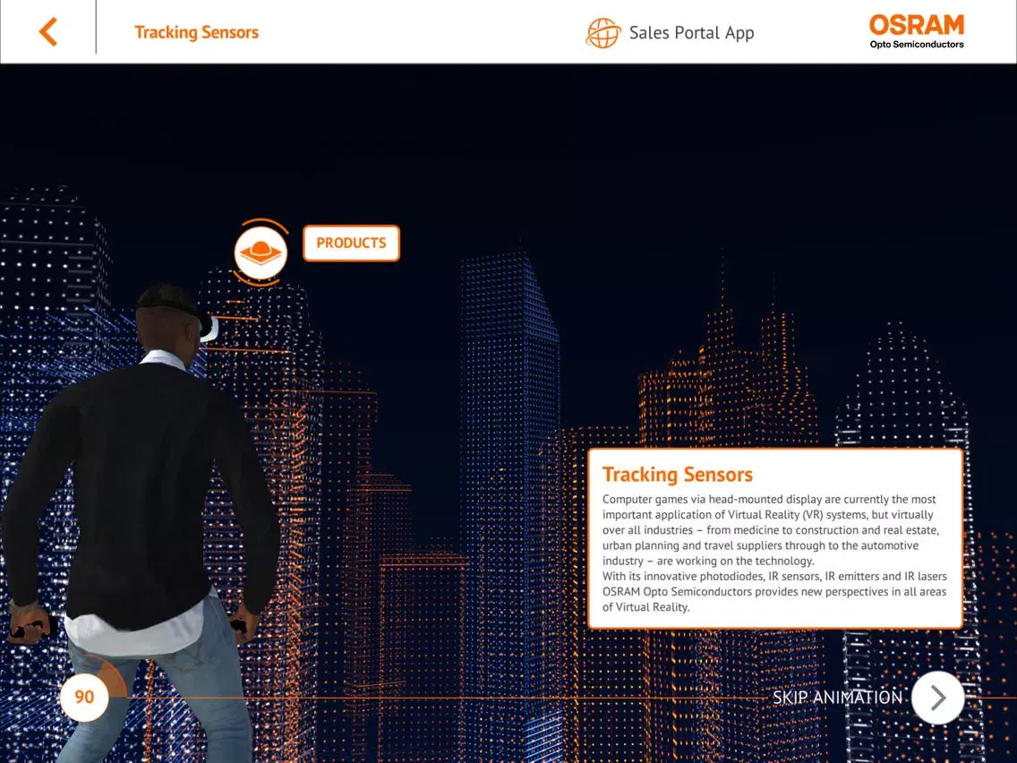 Capturas de tela do OSRAM Industry and Mobile iPad 