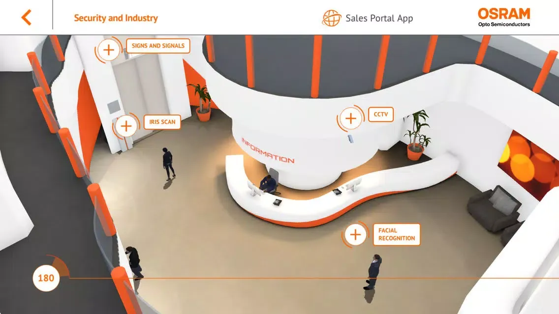 Capturas de tela do OSRAM Industry and Mobile