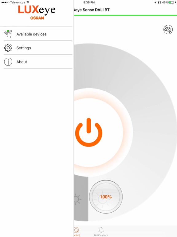 Скриншоты LUXeye iPad 