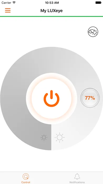 Screenshot di LUXeye