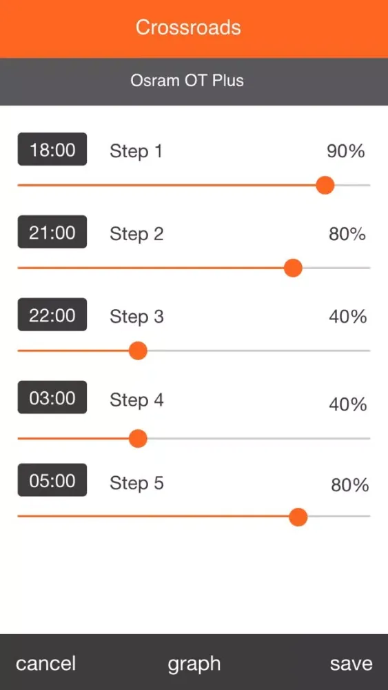 Tangkapan layar OSRAM LumIdent App