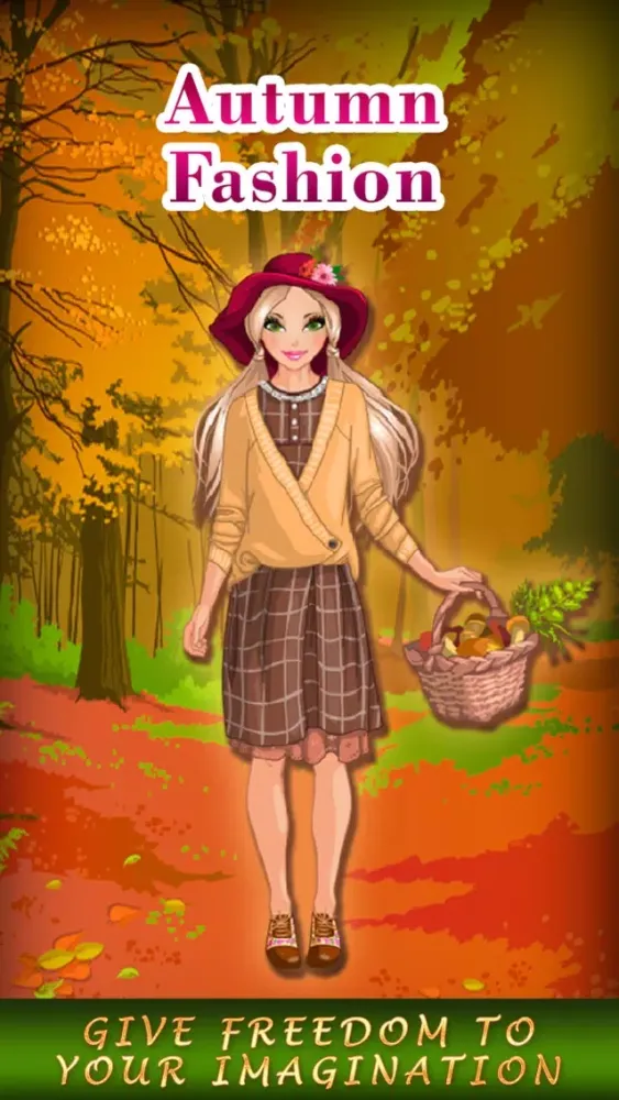 Autumn Fashion in Central Park - Dressup. Girls fashion line saga. স্ক্রিনশট