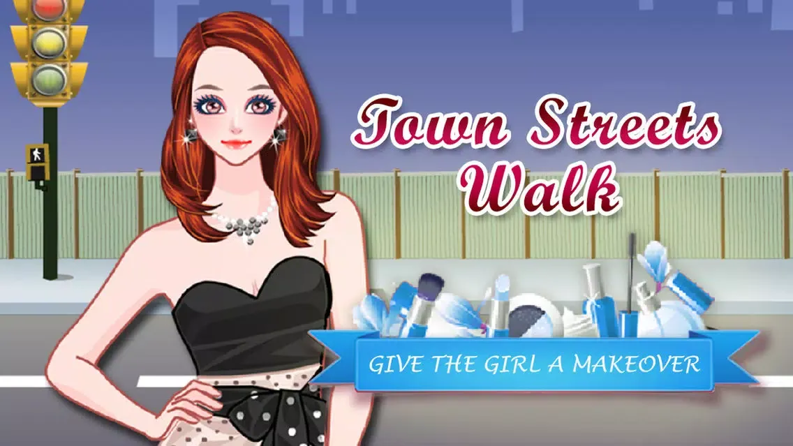 تصاویر Town Streets Walk - Make Up. Girls fashion line saga.