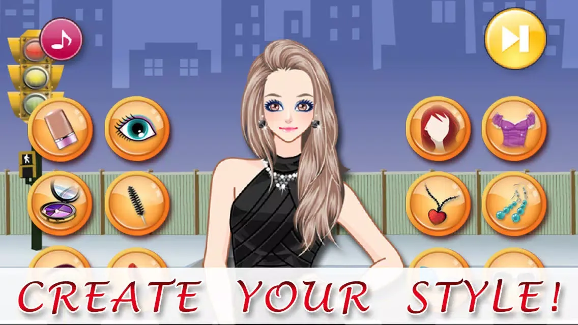 تصاویر Town Streets Walk - Make Up. Girls fashion line saga.