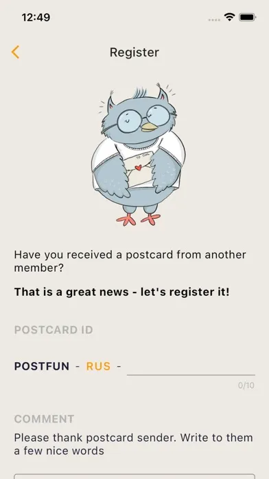 Postfun - exchange postcards スクリーンショット