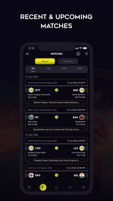 تصاویر OST News - Cricket Live line