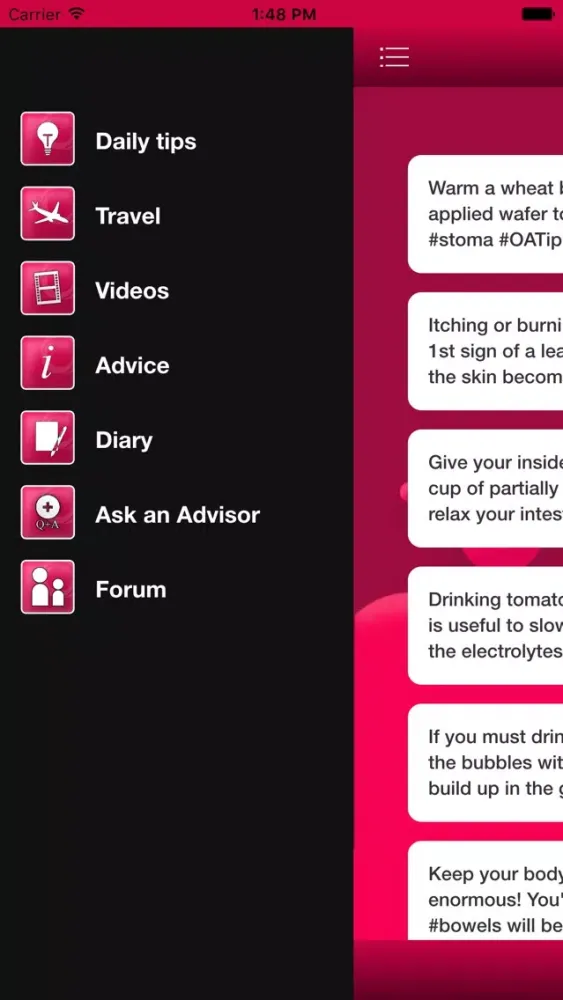Ostomy Advisor سکرین شاٹس