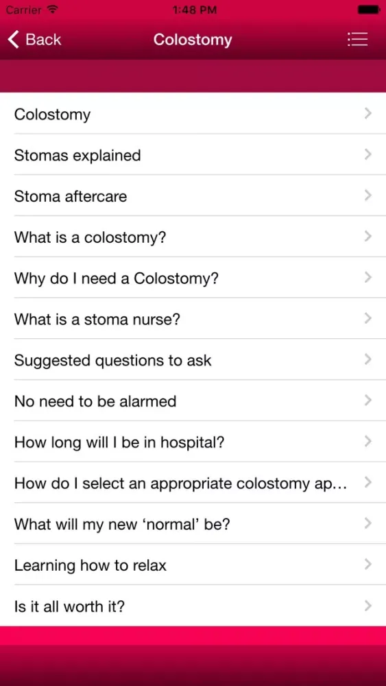 Ostomy Advisor سکرین شاٹس