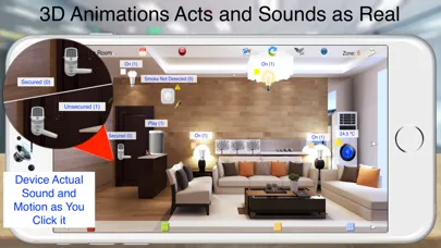 Capturas de pantalla de HOS Smart Home KNX EIB Live