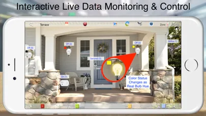 Capturas de pantalla de HOS Smart Home KNX EIB Live
